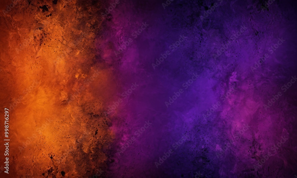 Poster a textured background with a gradient of warm and cool colors, creating a visually striking and dyna