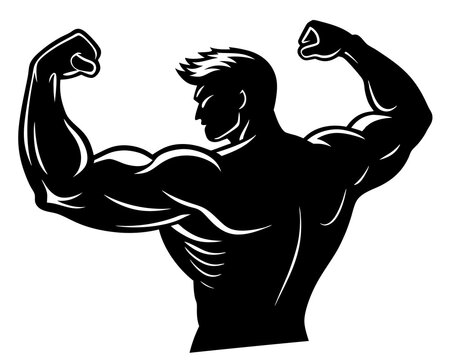 recommend clip art: strong arm flex silhouette vector,Gym silhouette,strength and power,Muscle icon, symbol. Muscle arm silhouette. Biceps logo. Vector