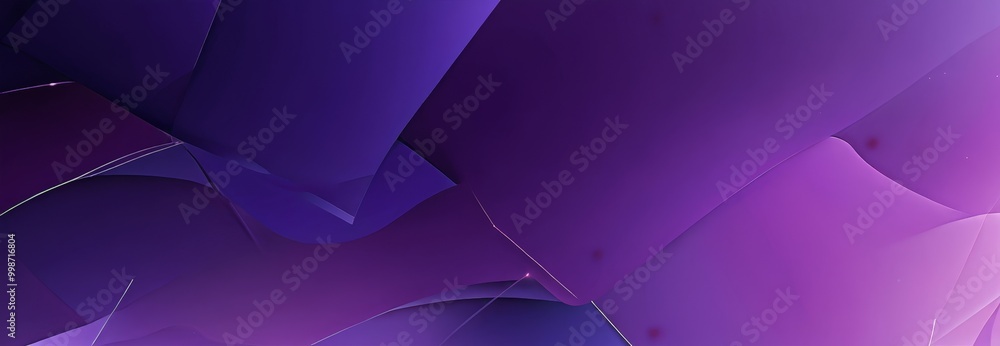Aufkleber a vibrant abstract composition of overlapping curved lines in shades of purple and blue, creating a 