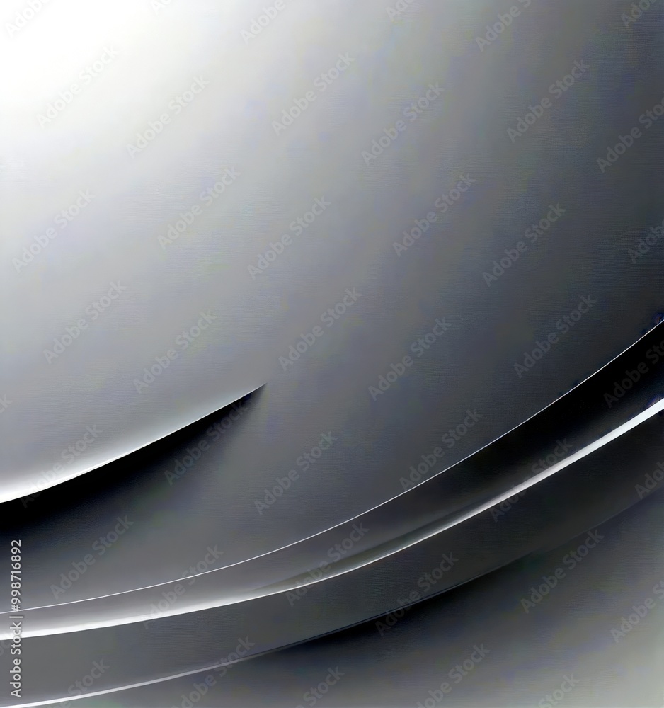 Aufkleber a minimalist white background with a subtle curved line design