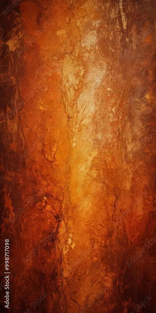 Aufkleber a textured surface with a warm, earthy color palette the dominant colors are orange, brown, and red,