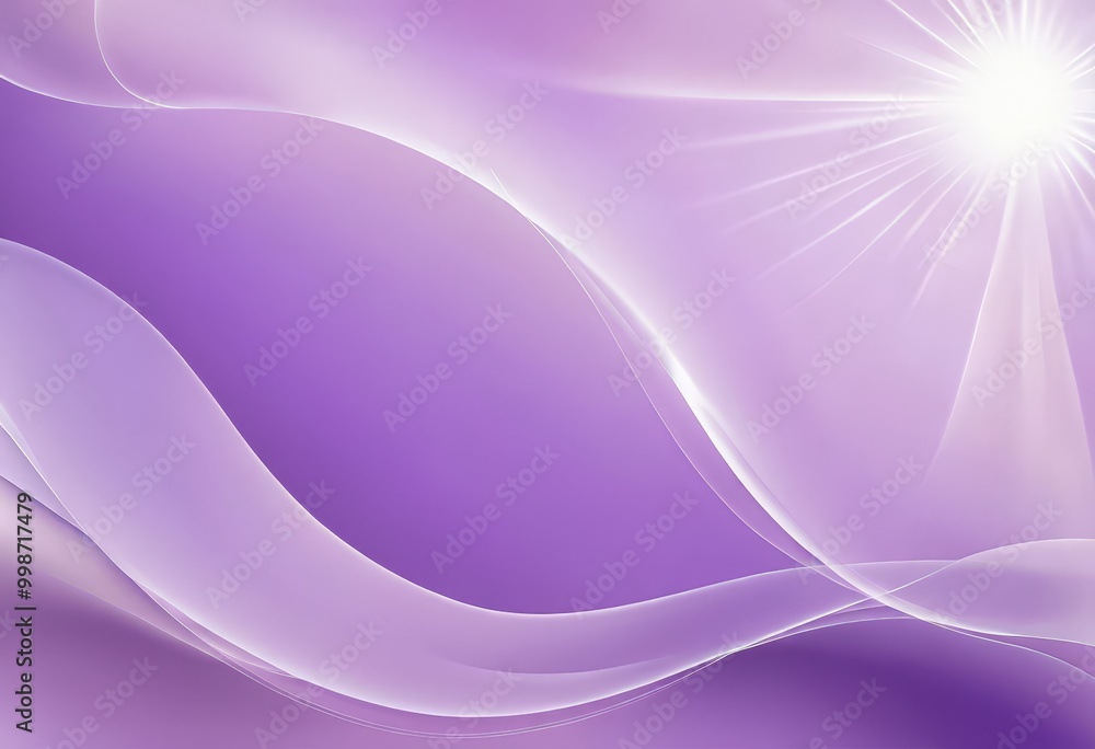 Aufkleber a purple and white abstract background with a radiant sunburst in the top right corner, creating a sense of depth and movement