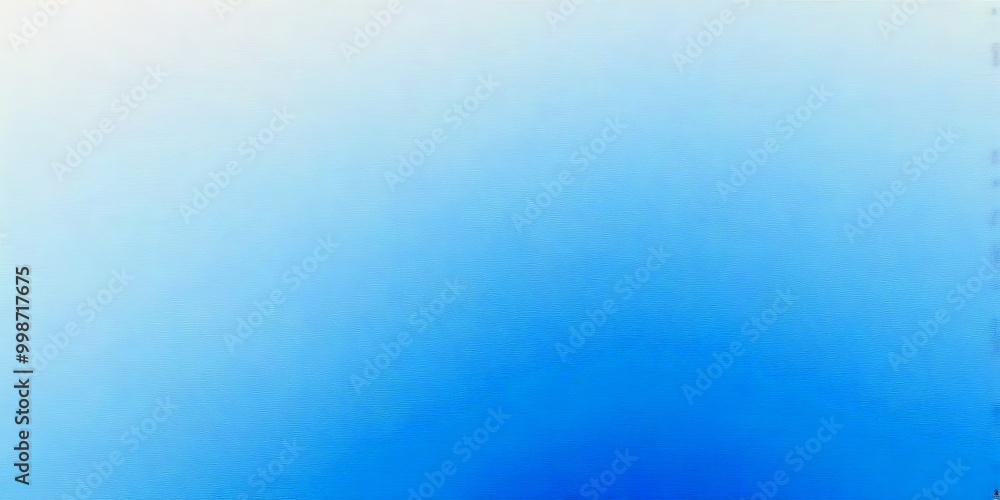 Poster a gradient background transitioning from a light blue at the top to a darker blue at the bottom, creating a serene and calming atmosphere