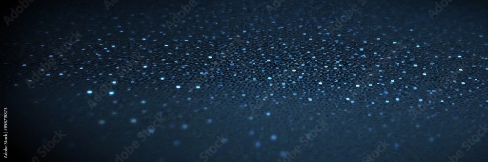 Poster a close-up view textured surface with numerous small, blue dots scattered across it, creating a starry night sky effect