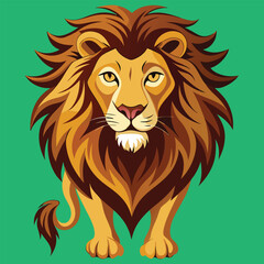 Lion vector art  image illustration and artwork