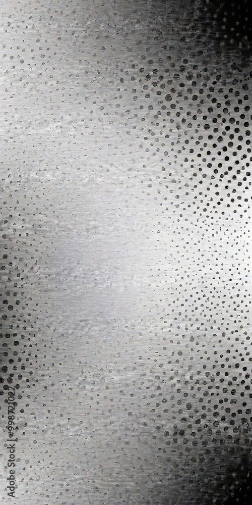 Leinwandbilder a close-up view textured gray surface with a pattern of small black dots arranged in a diagonal line across the entire