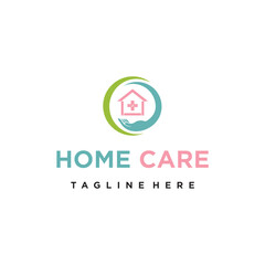 House Care logo Template, Medical House Logo