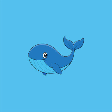 recommend clip art: whale cartoon