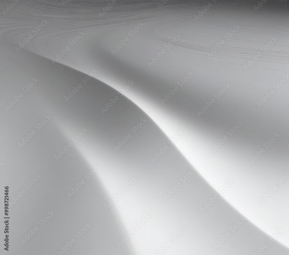 Poster a monochromatic abstract composition featuring curved lines and a gradient of gray tones, creating a sense of movement and fluidity