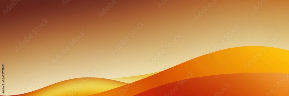 Poster a gradient of warm hues, transitioning from a deep orange at the top to a lighter orange at the bott