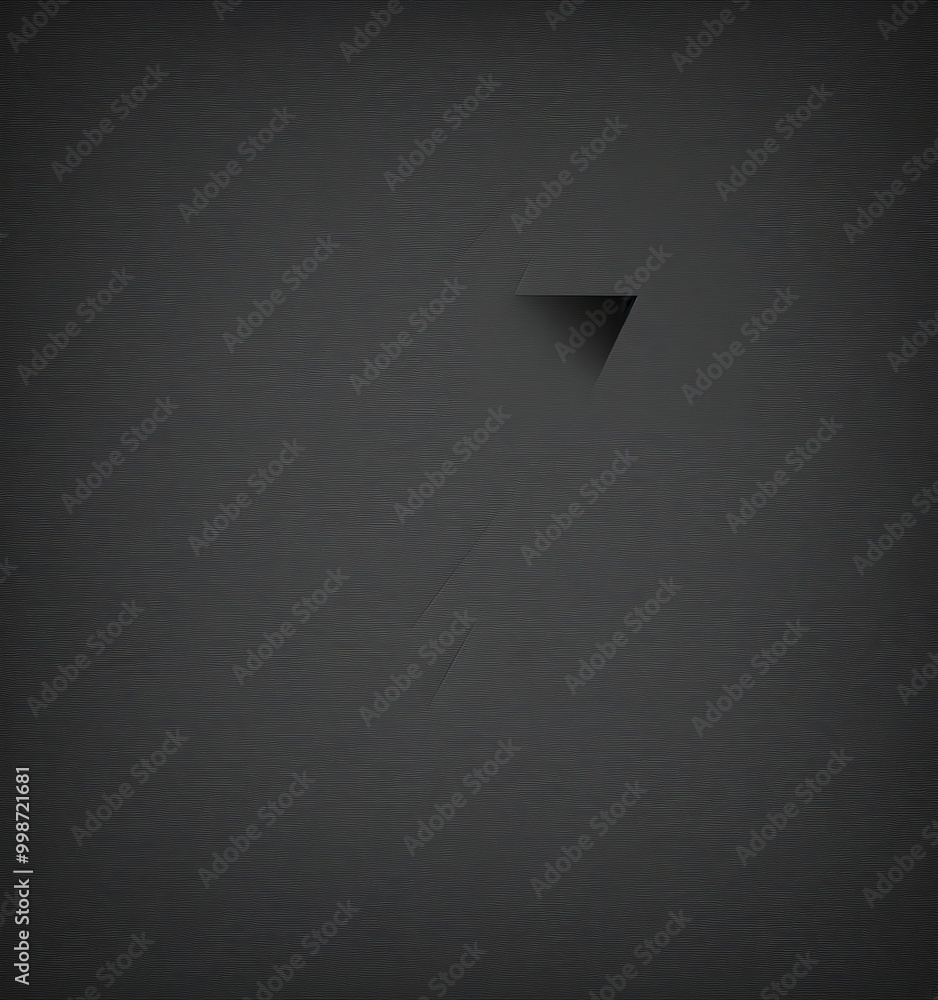 Aufkleber A black triangle is centered in the , with a diagonal line extending from the top left to the bottom right, creating a sense of movement and direction