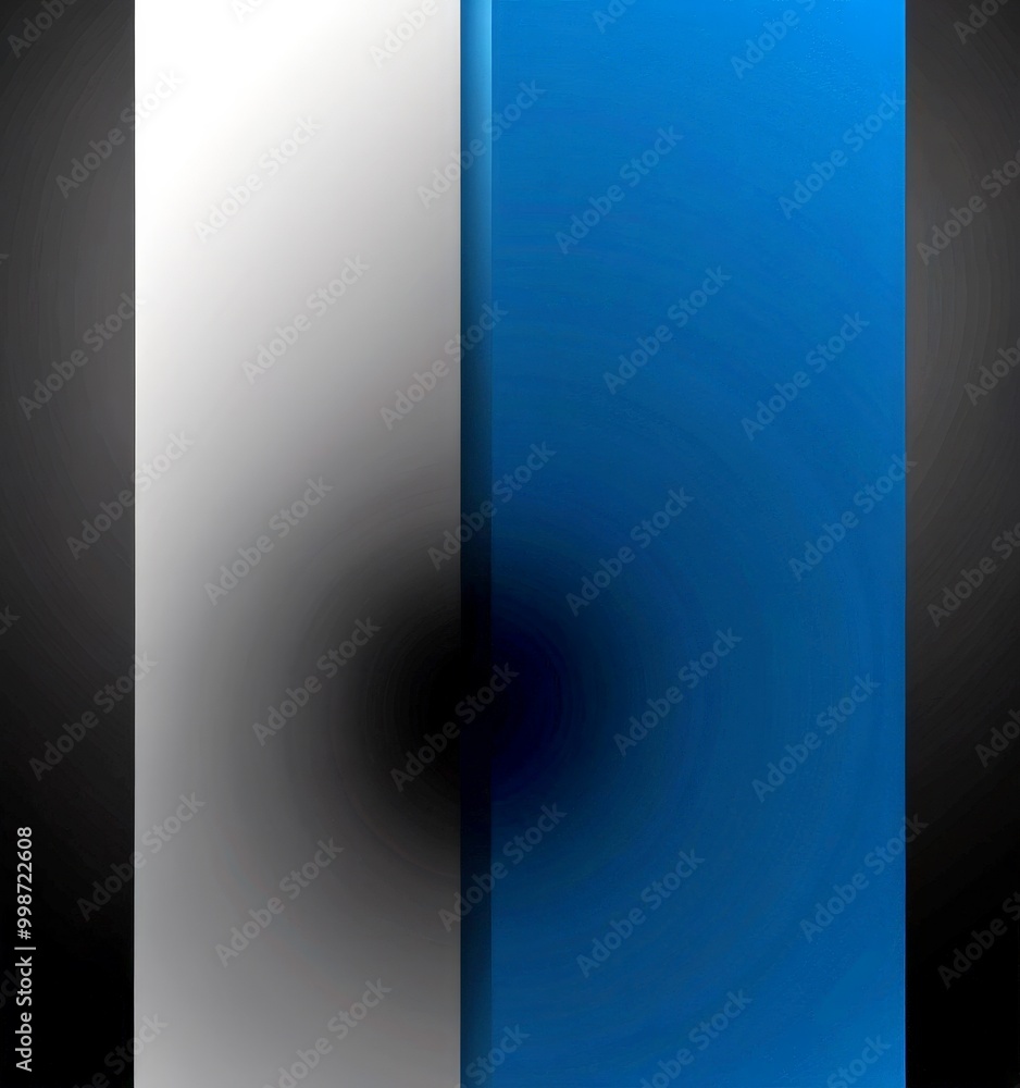 Aufkleber a vertical strip of alternating black and white, transitioning from a lighter shade at the top to a darker one at the bottom The top half of the strip is white, while the