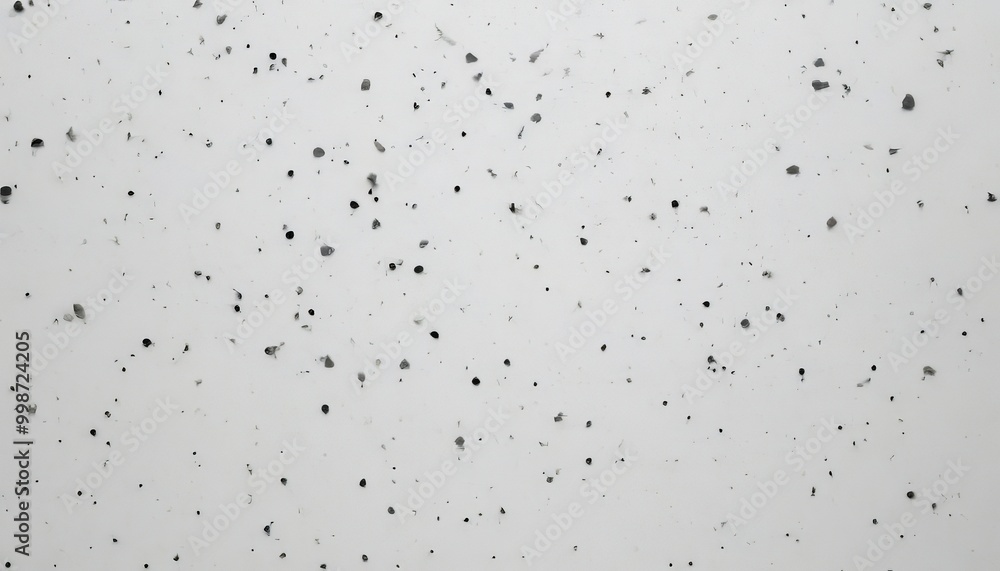 Aufkleber a close-up view white surface with numerous small black dots scattered across it, creating a speckled pattern