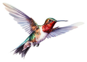Obraz premium PNG Hummingbird animal flying wildlife.