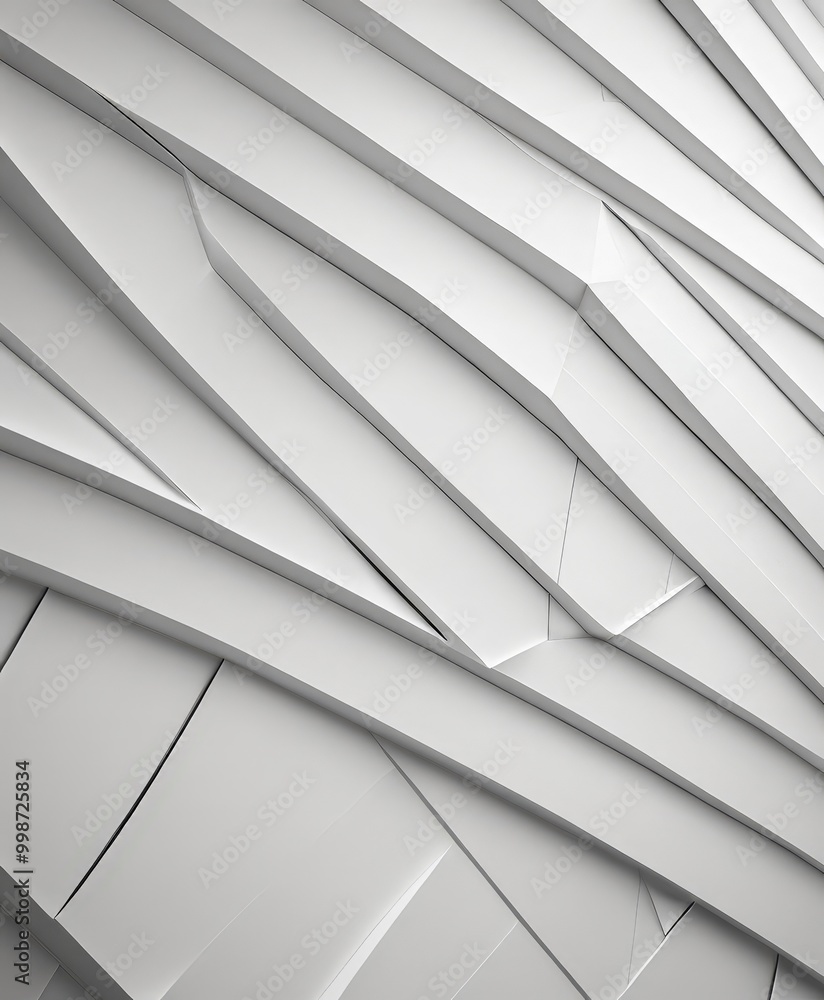 Aufkleber a close-up view white, geometric pattern composed of intersecting lines and rectangles, creating a visually striking and abstract design