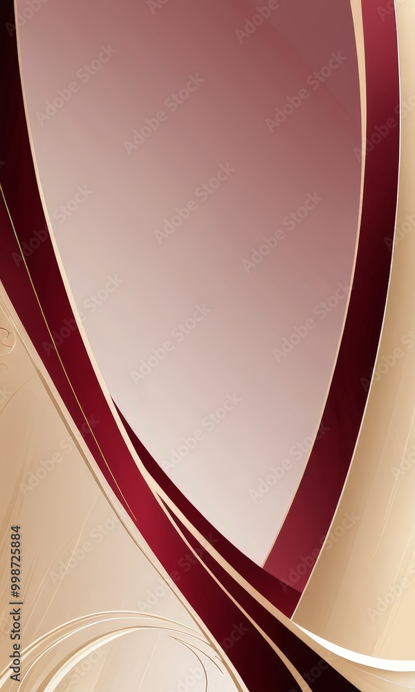 Aufkleber a gradient background transitioning from a light pink at the top to a deep burgundy at the bottom, with a subtle wave-like pattern in the center
