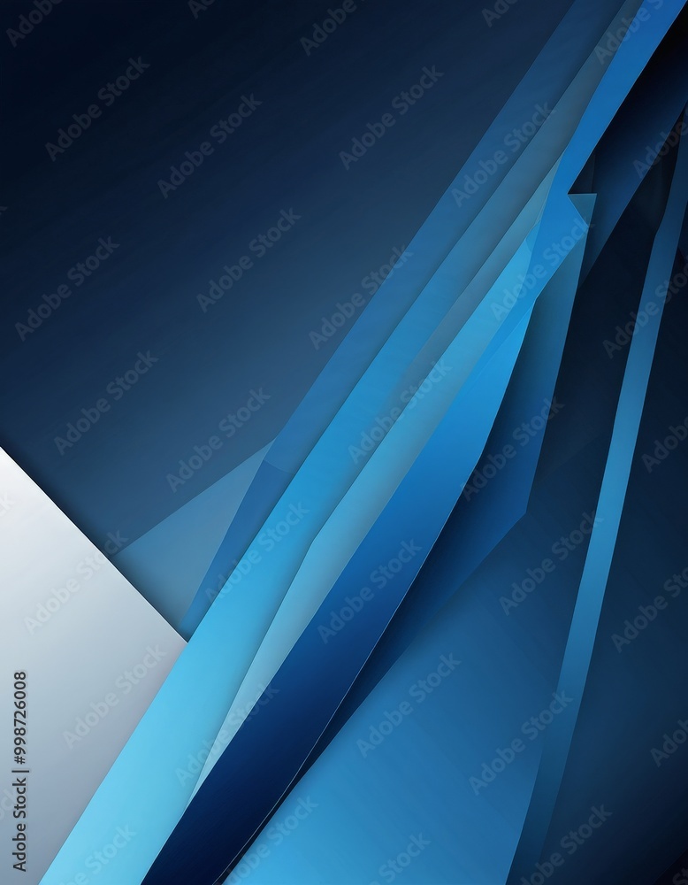 Fototapete a dark blue abstract background with diagonal lines and a white rectangle on the left side