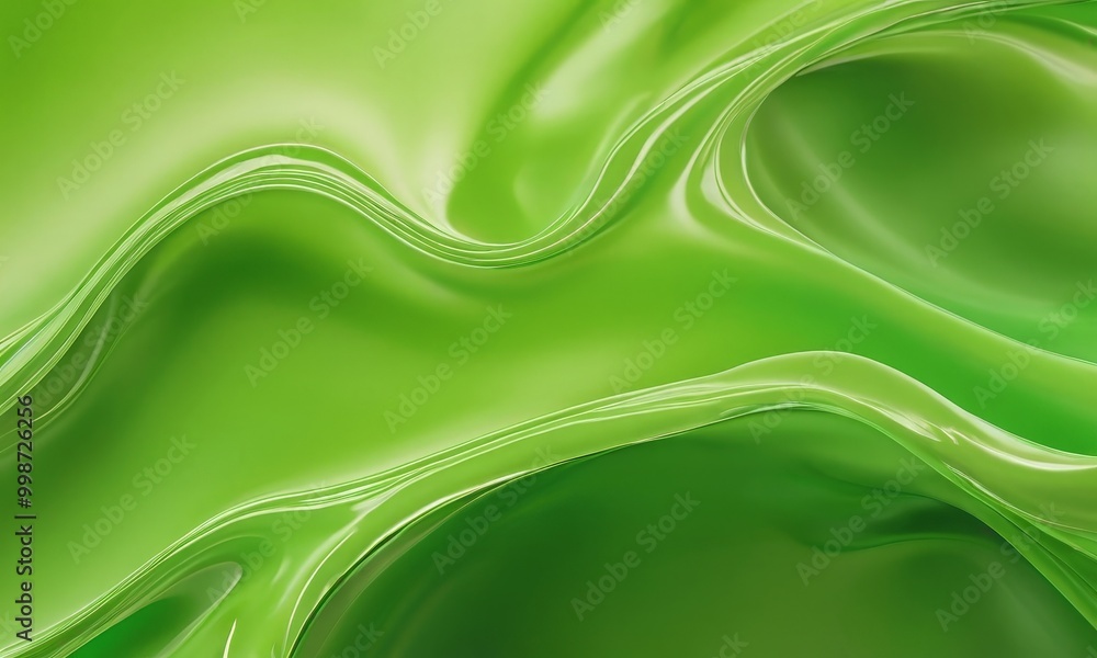 Poster a vibrant abstract background with a gradient of green, transitioning from a lighter shade at the top to a darker one at the bottom The colors are fluid and dynamic, creating