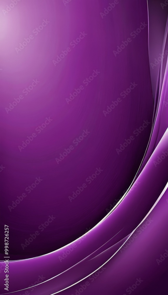 Aufkleber a gradient purple background with a curved white line running across it, creating a sense of movement and fluidity