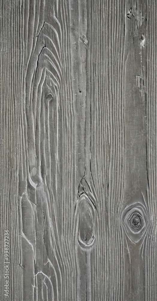 Poster a close-up view wooden surface with visible grain patterns and knots, creating a textured and weathered appearance