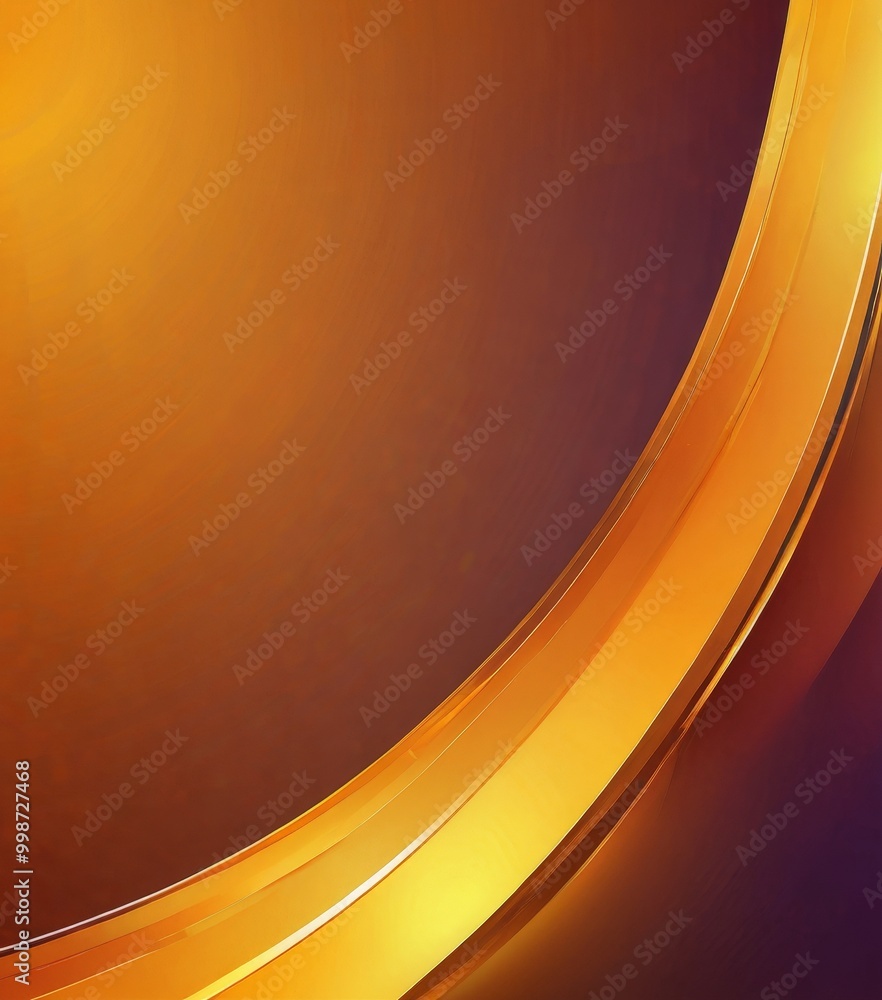 Poster a vibrant abstract composition with a gradient of warm colors, predominantly orange and brown, trans