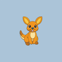  Cartoon Animals Vector Kangaroo