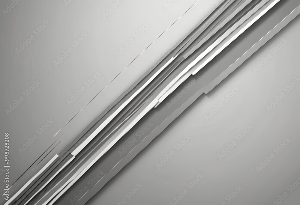 Poster a diagonal line pattern composed of various shades of gray, creating a sense of depth and movement