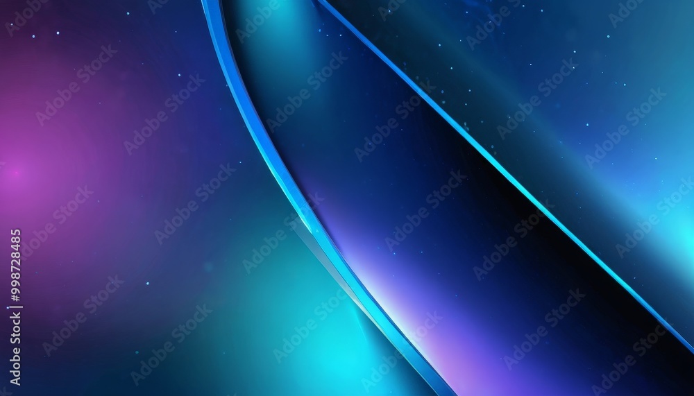 Aufkleber a gradient background transitioning from deep purple to deep blue, with a subtle gradient of blue an