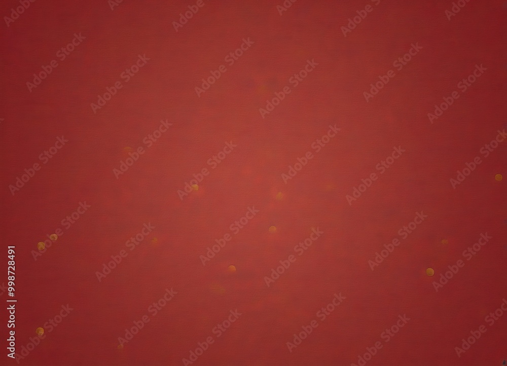 Leinwandbilder a red background with small yellow dots scattered across it, creating a sense of randomness and movement