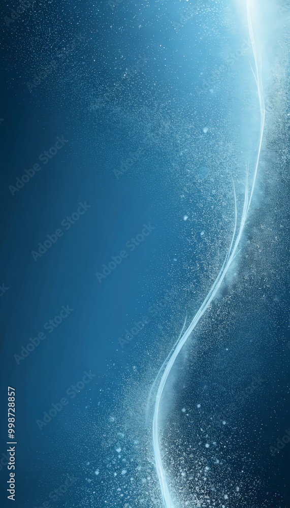 Aufkleber a gradient of blue hues, transitioning from a deep, dark blue at the top to a lighter shade at the b