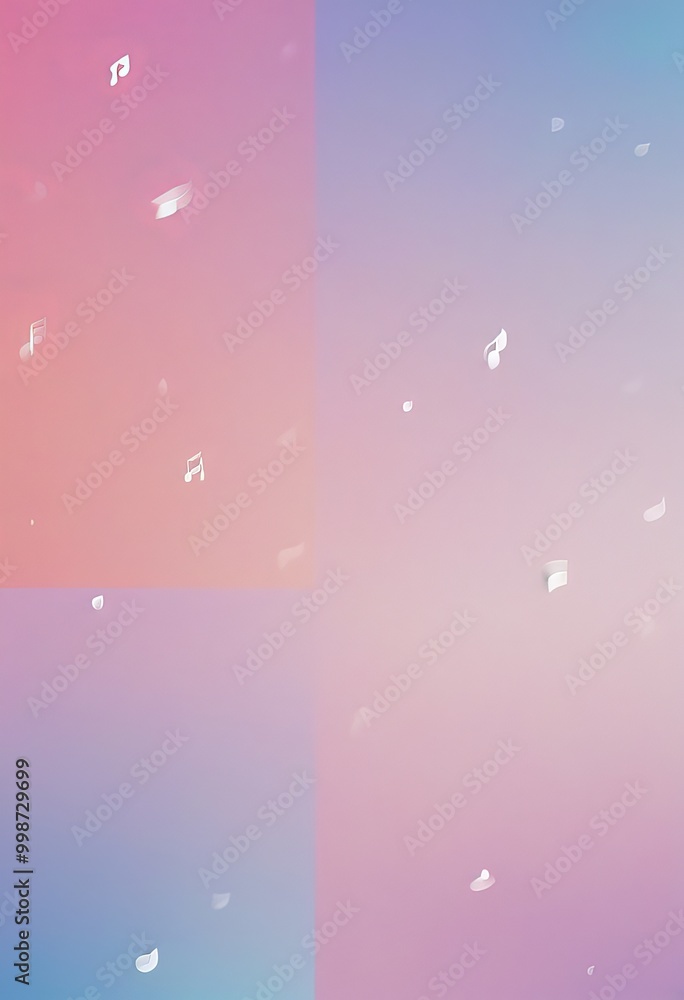 Poster a collage of three distinct sections, each with a different color gradient and a small amount of whi