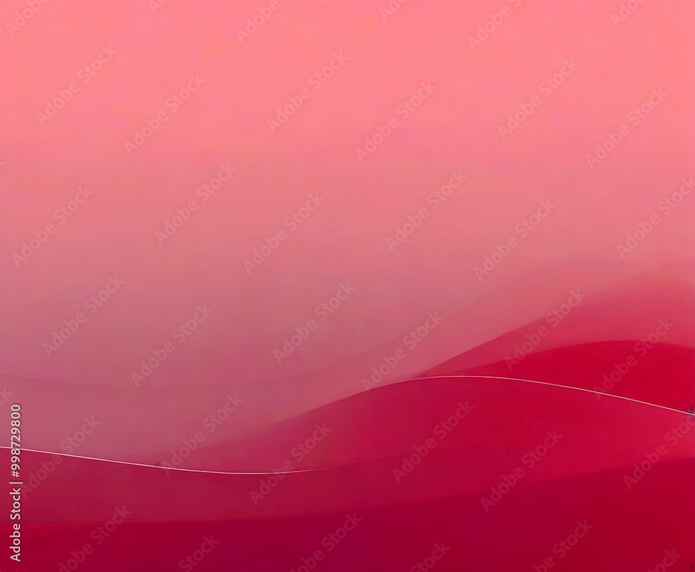 Aufkleber a gradient background transitioning from a light pink at the top to a darker pink at the bottom, with a subtle white line running horizontally across the middle