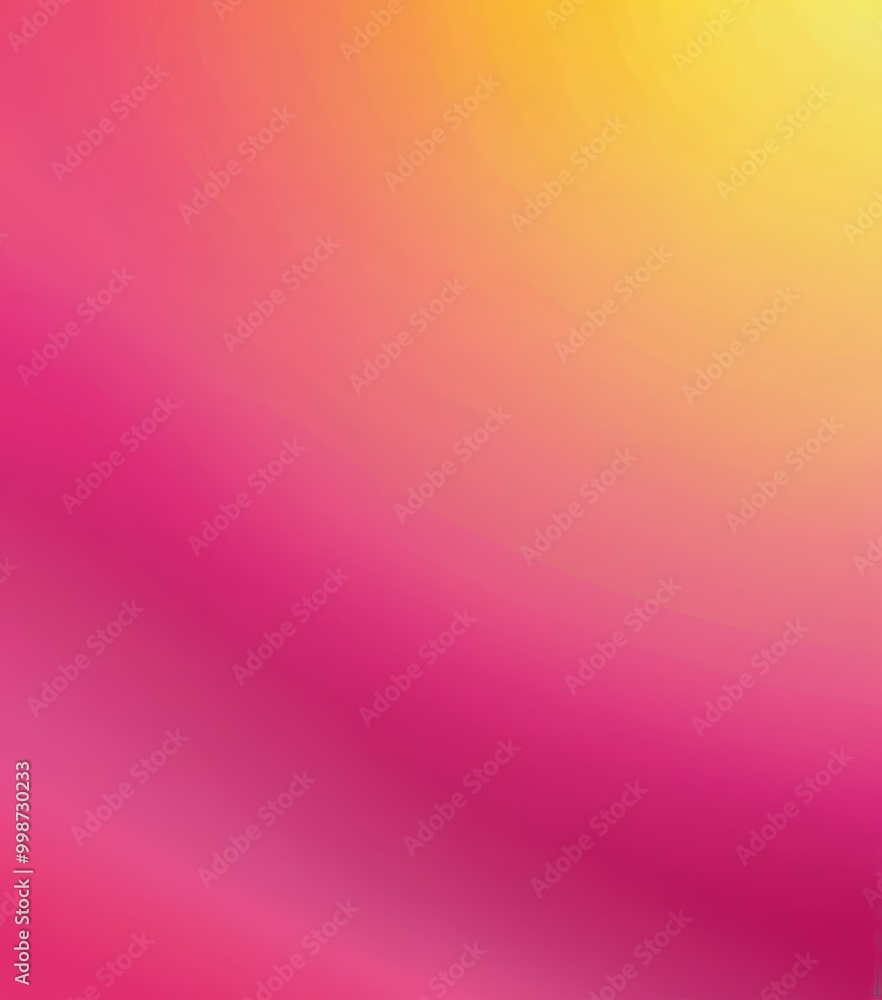 Poster a gradient background transitioning from a deep pink at the top to a warm yellow at the bottom, crea