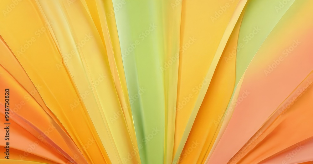 Leinwandbilder a vibrant abstract composition of overlapping yellow and green lines, creating a dynamic and energetic visual effect