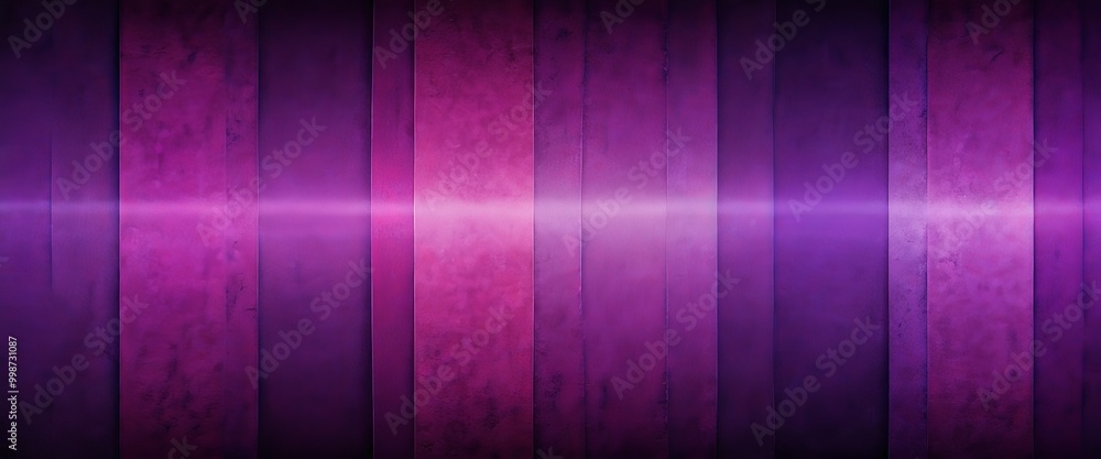 Poster a repeating pattern of vertical purple and pink stripes, creating a visually striking and abstract design