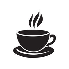 Abstract Vector Coffee Cup Icon Design Template