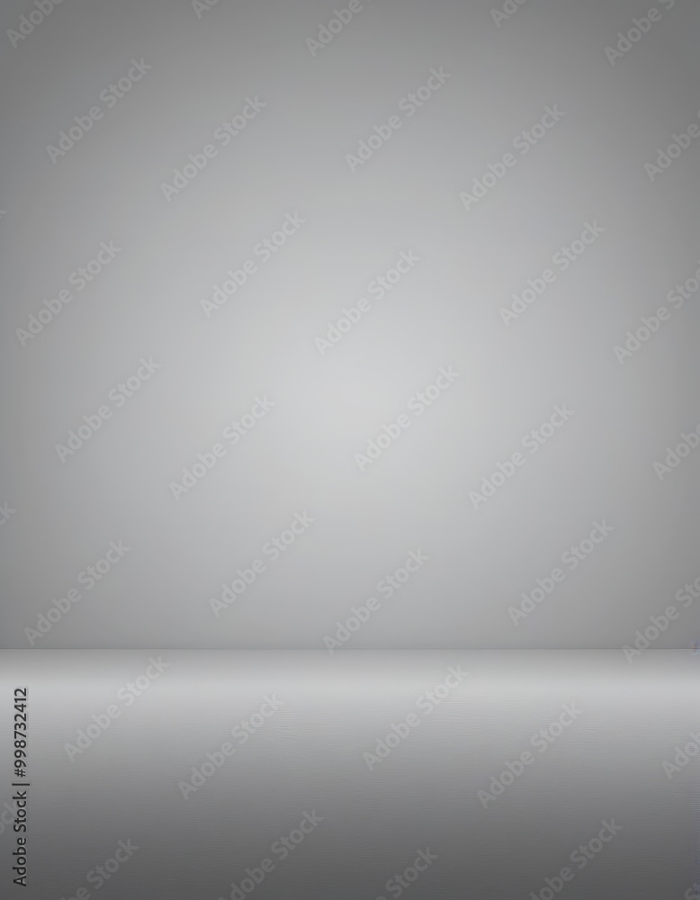 Poster A gray gradient background with a subtle gradient effect, creating a minimalist and serene atmosphere