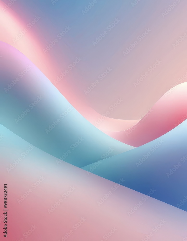 Poster a gradient background with a blend of pink, blue, and purple hues, creating a visually appealing and abstract composition
