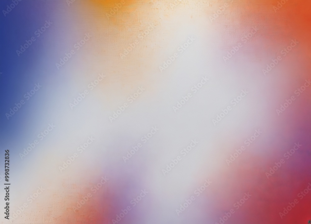 Poster a vibrant abstract background featuring a gradient of colors, transitioning from blue to orange, and