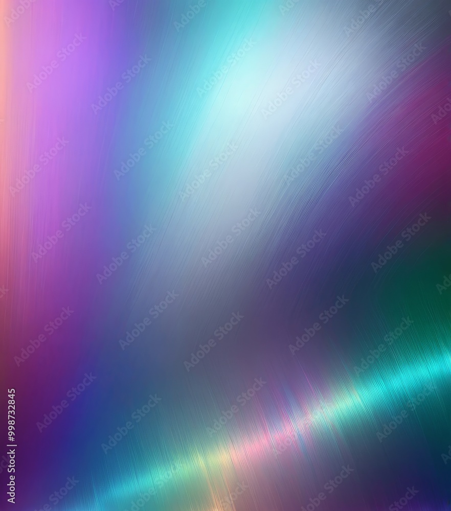 Poster a vibrant abstract background with a gradient of colors, including shades of purple, blue, green, an