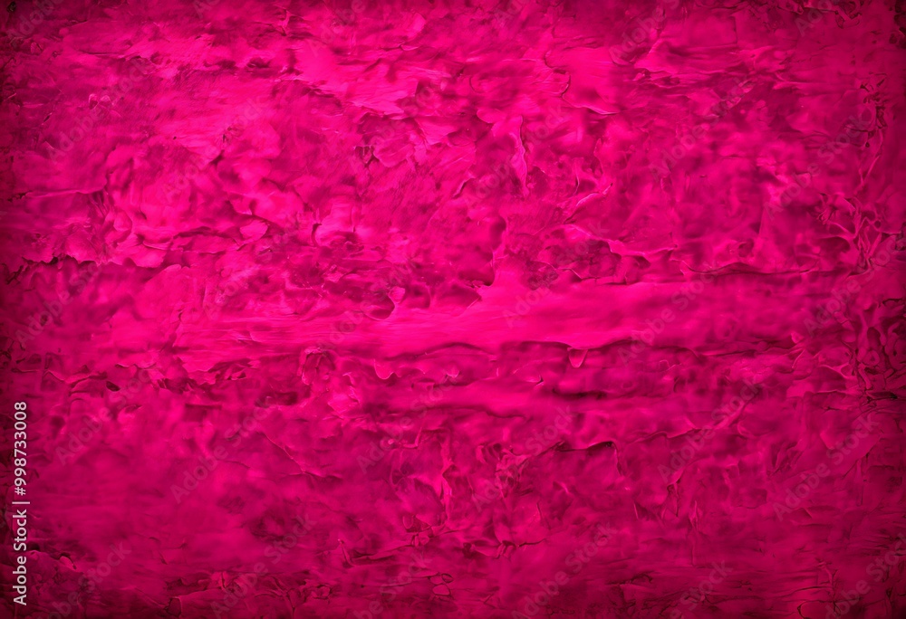 Poster a close-up view textured surface with a vibrant pink hue the surface appears to be a mix of various 