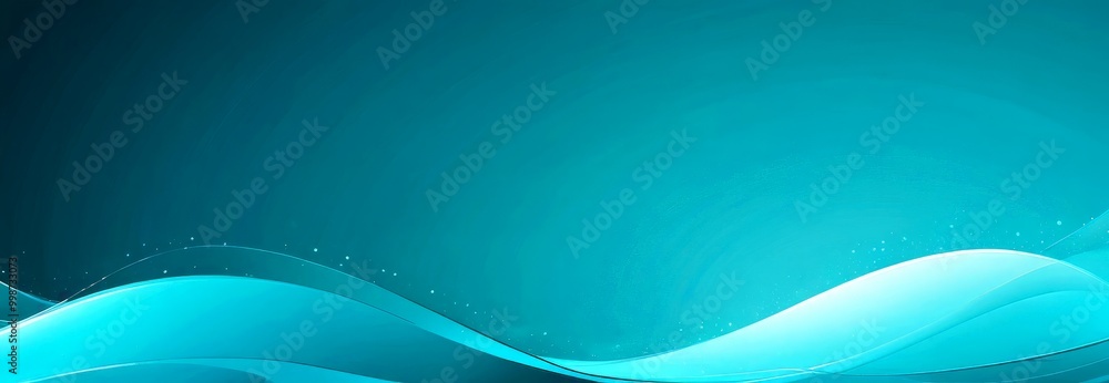 Aufkleber a gradient background transitioning from a darker shade of blue at the top to a lighter shade at the bottom, with a subtle wave-like pattern and small white specks