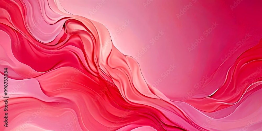 Aufkleber a pink and white abstract background with a gradient effect, creating a fluid and dynamic visual effect