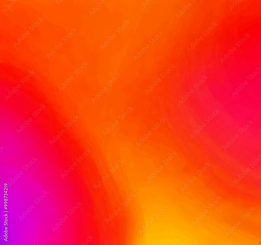Poster a vibrant gradient background with a gradient of warm colors, transitioning from a deep orange at th
