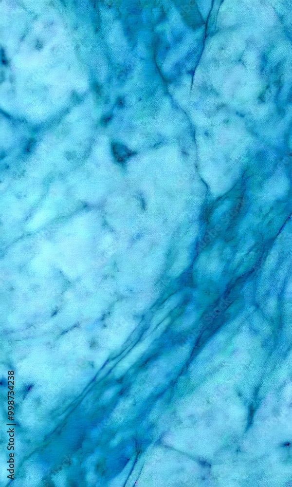 Aufkleber Marble texture with subtle veins and patterns, in a light blue-green hue, creating a serene and calming visual effect