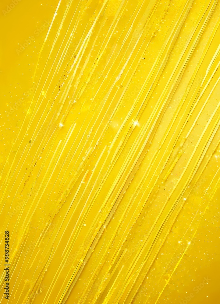 Aufkleber a close-up view yellow surface with a diagonal pattern of thin, vertical lines The lines are slightly overlapping, creating a sense of depth and movement The background