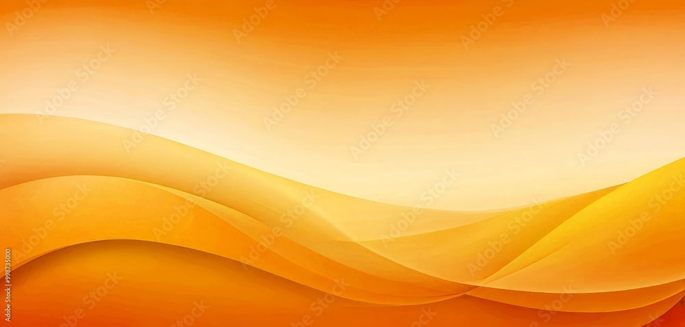 Aufkleber a vibrant abstract background with a gradient of warm colors, predominantly orange and yellow, creat