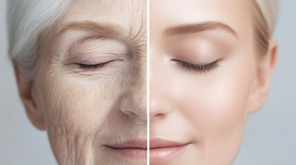 Need for spring: split screen transformation - before and after concept art for posters