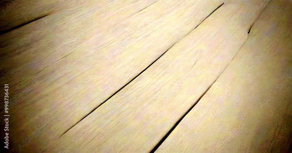 Poster a close-up view white wooden surface with visible grain and texture, captured in a slightly blurred,