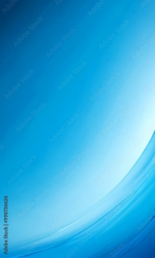 Leinwandbilder a gradient background transitioning from a deep blue at the top to a lighter shade at the bottom, creating a sense of depth and movement